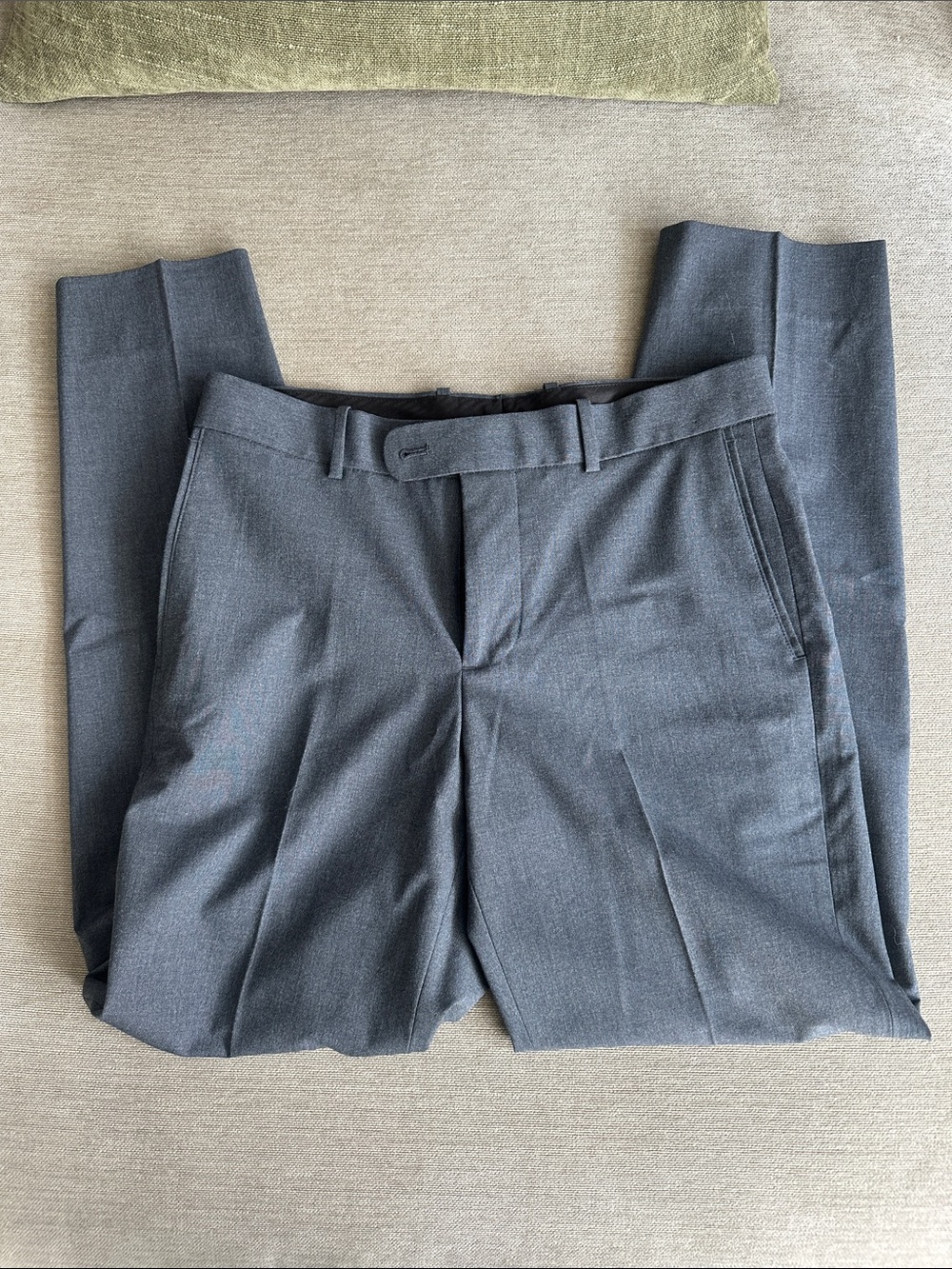 Men's Nordstrom Rack Dark Charcoal/Navy Dress Pants 30x30